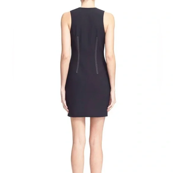 NWT T By Alexander Wang Sleeveless Tech Suiting Zip Front Dress - Picture 8 of 9